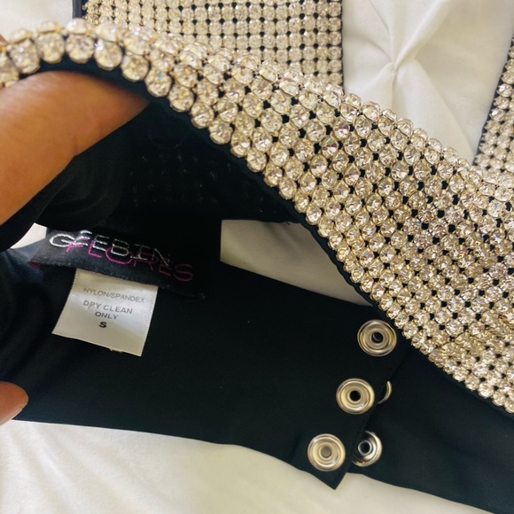 Black Rhinestone Top - Picture 4 of 8